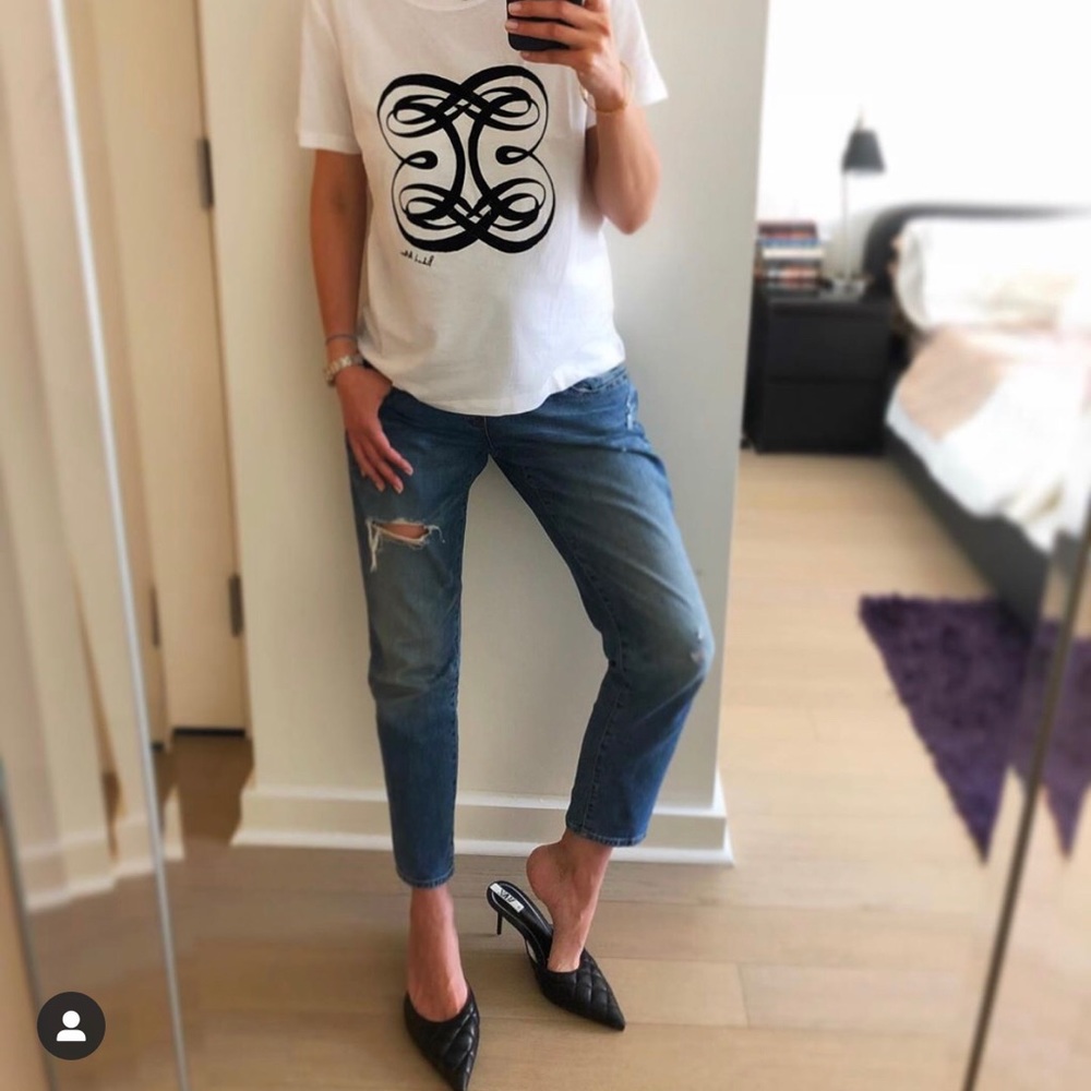 ZARA Quilted Heeled Mules - Picture 2 of 6